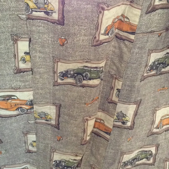 Handmade Quilted Lap Quilt Blanket Throw Squares Cars - Picture 4 of 5